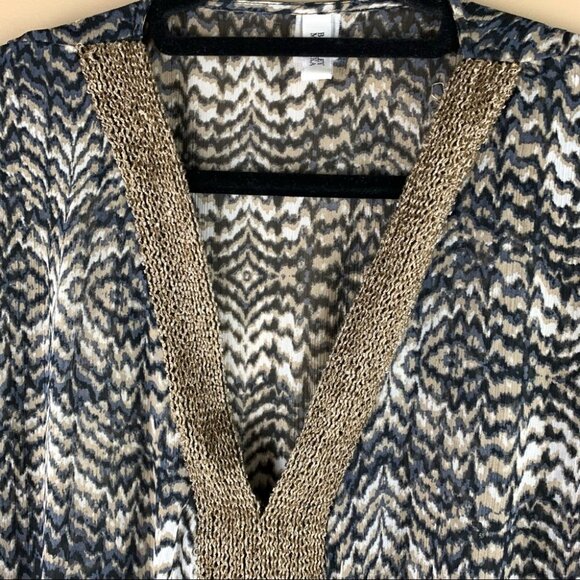 BADGLEY Mischka print  beach cover-up - Picture 3 of 9